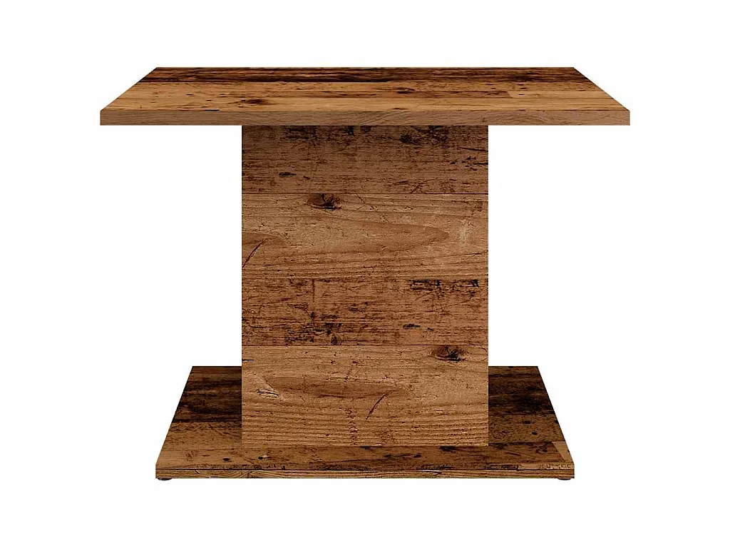 Table basse vieux bois 55,5x55,5x40 cm bois d'ingénierie