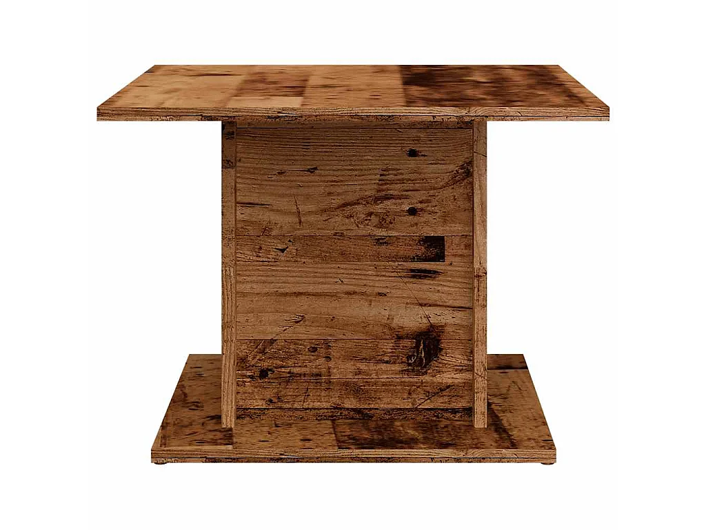 Table basse vieux bois 55,5x55,5x40 cm bois d'ingénierie
