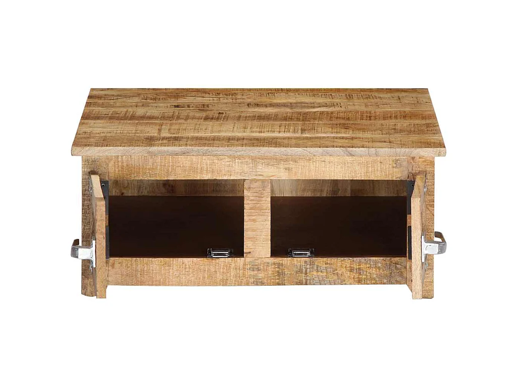 Table basse 70x70x30 cm Bois de manguier solide