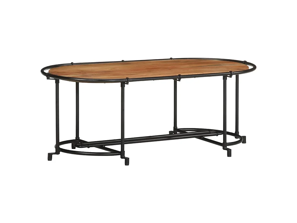 Table basse 110x55x40 cm bois massif d'acacia