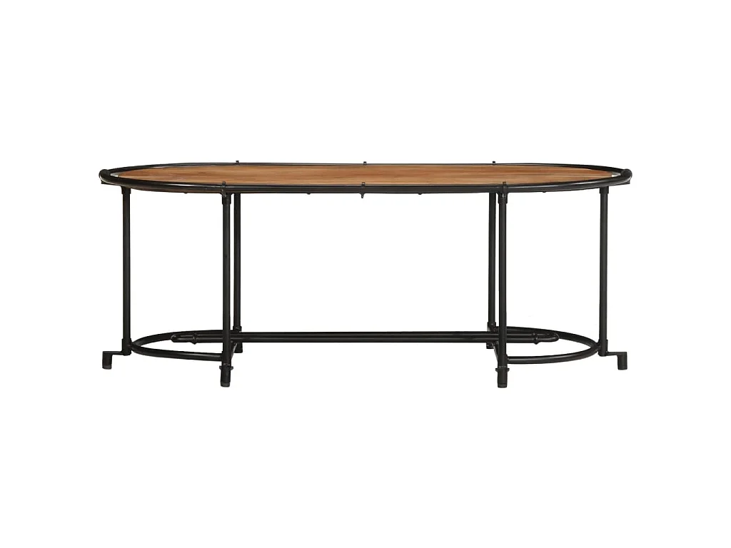 Table basse 110x55x40 cm bois massif d'acacia