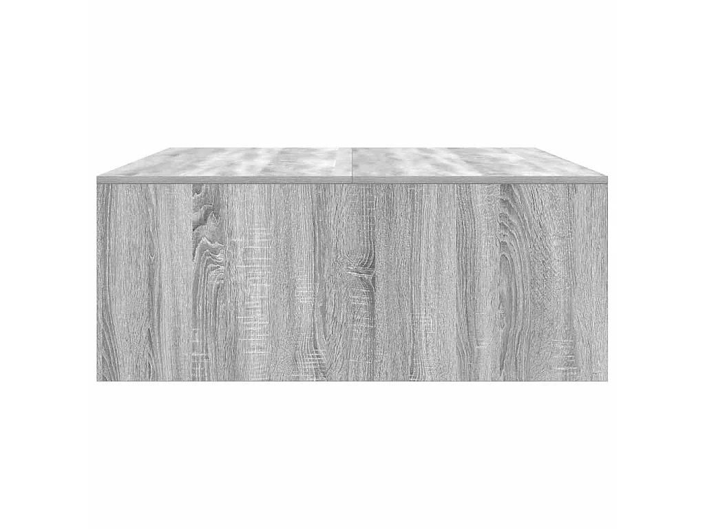 Mesa de centro con cajones Sonoma gris 100x100x40 cm