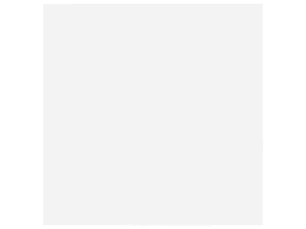 Mesa de centro com gavetas 70,5x70x40 cm branco