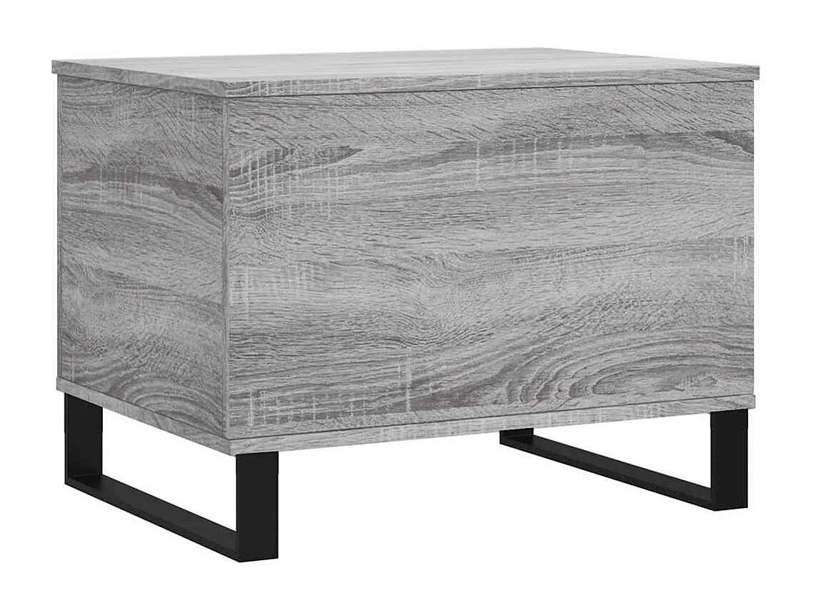 Table basse Sonoma gris 60x44,5x45 cm Bois d'ingénierie