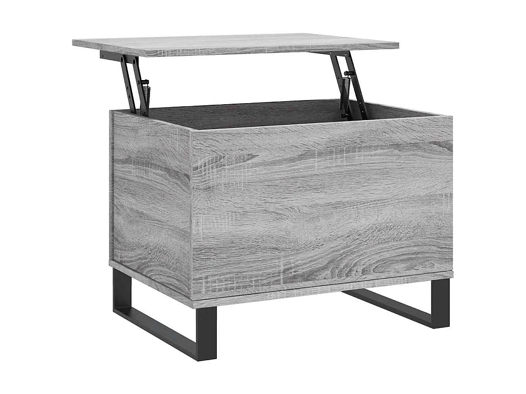 Table basse Sonoma gris 60x44,5x45 cm Bois d'ingénierie