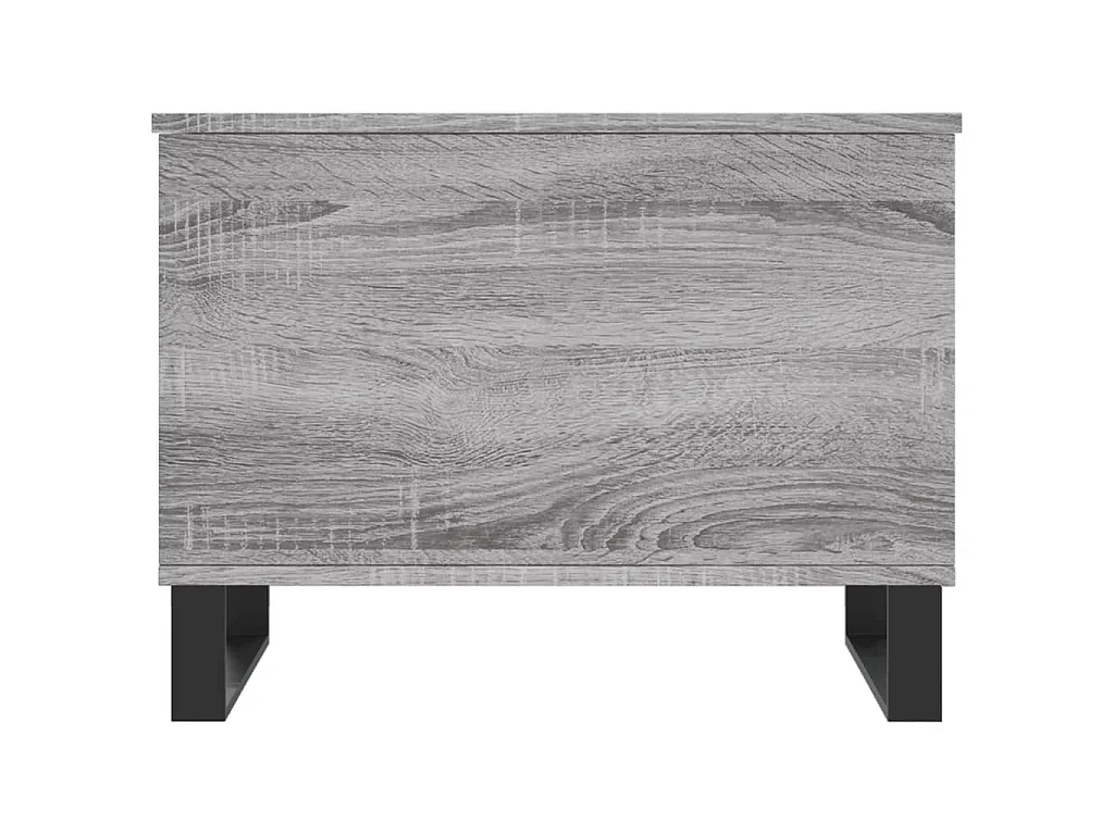 Table basse Sonoma gris 60x44,5x45 cm Bois d'ingénierie