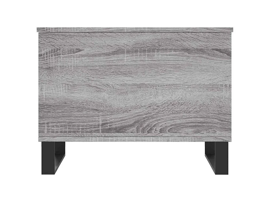 Table basse Sonoma gris 60x44,5x45 cm Bois d'ingénierie