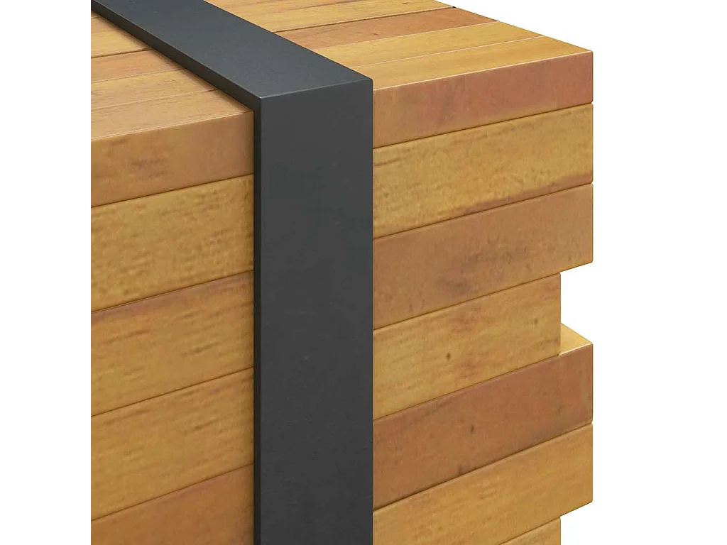 Couchtisch 110x45x35 cm Massivholz Teak