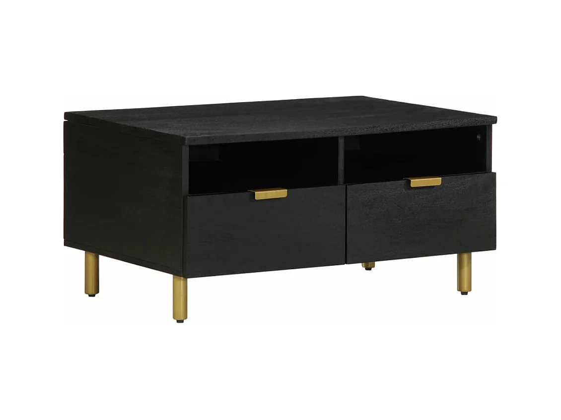 Couchtisch Schwarz 80x54x40 cm Holzwerkstoff