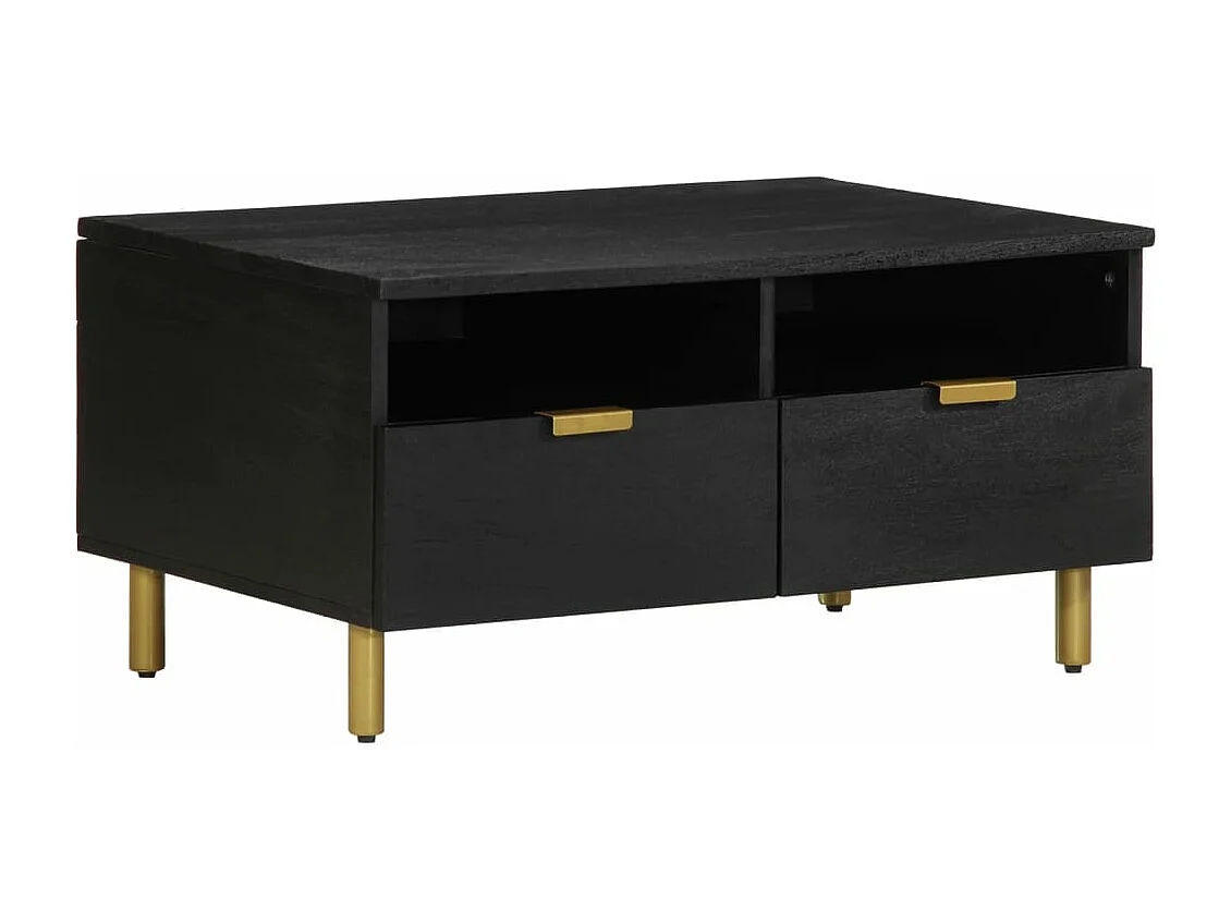 Couchtisch Schwarz 80x54x40 cm Holzwerkstoff