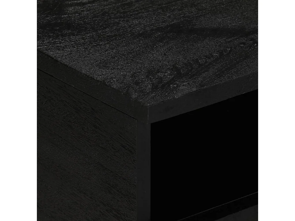 Couchtisch Schwarz 80x54x40 cm Holzwerkstoff