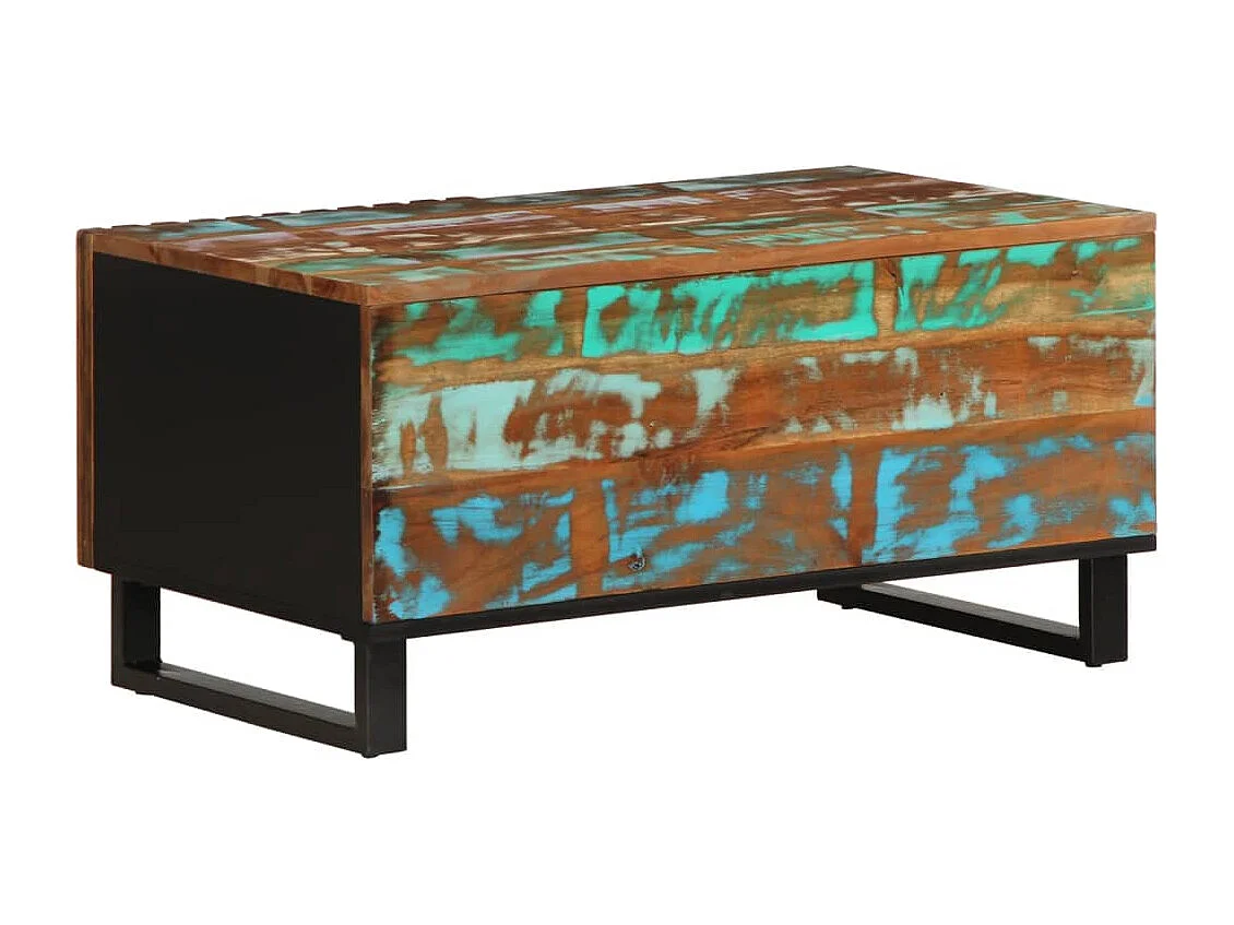 Table basse 80x51x40 cm bois massif d'acacia