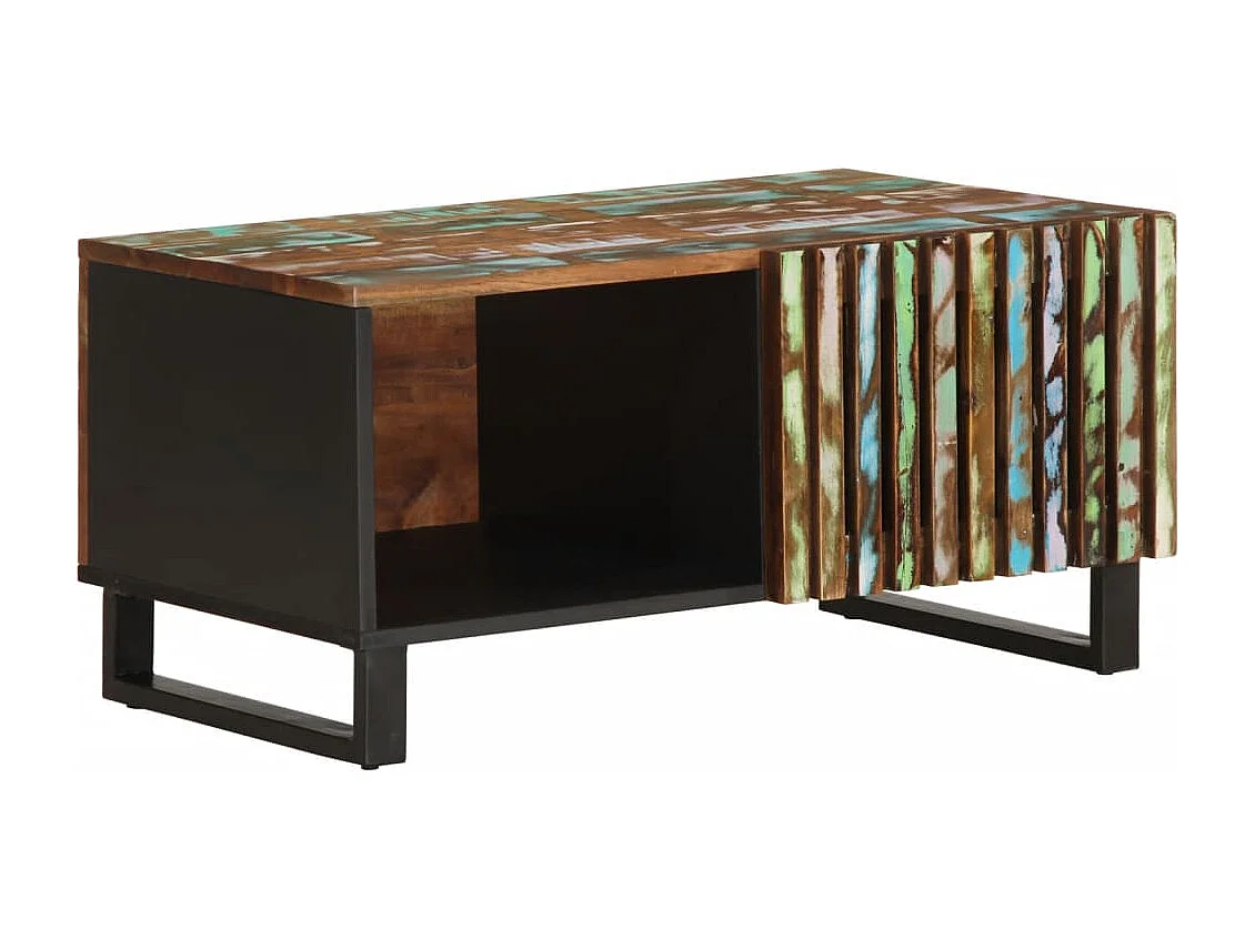 Table basse 80x51x40 cm bois massif d'acacia