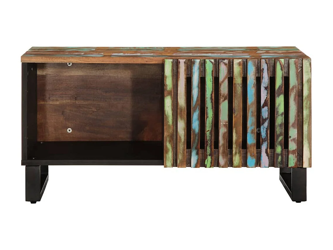 Table basse 80x51x40 cm bois massif d'acacia