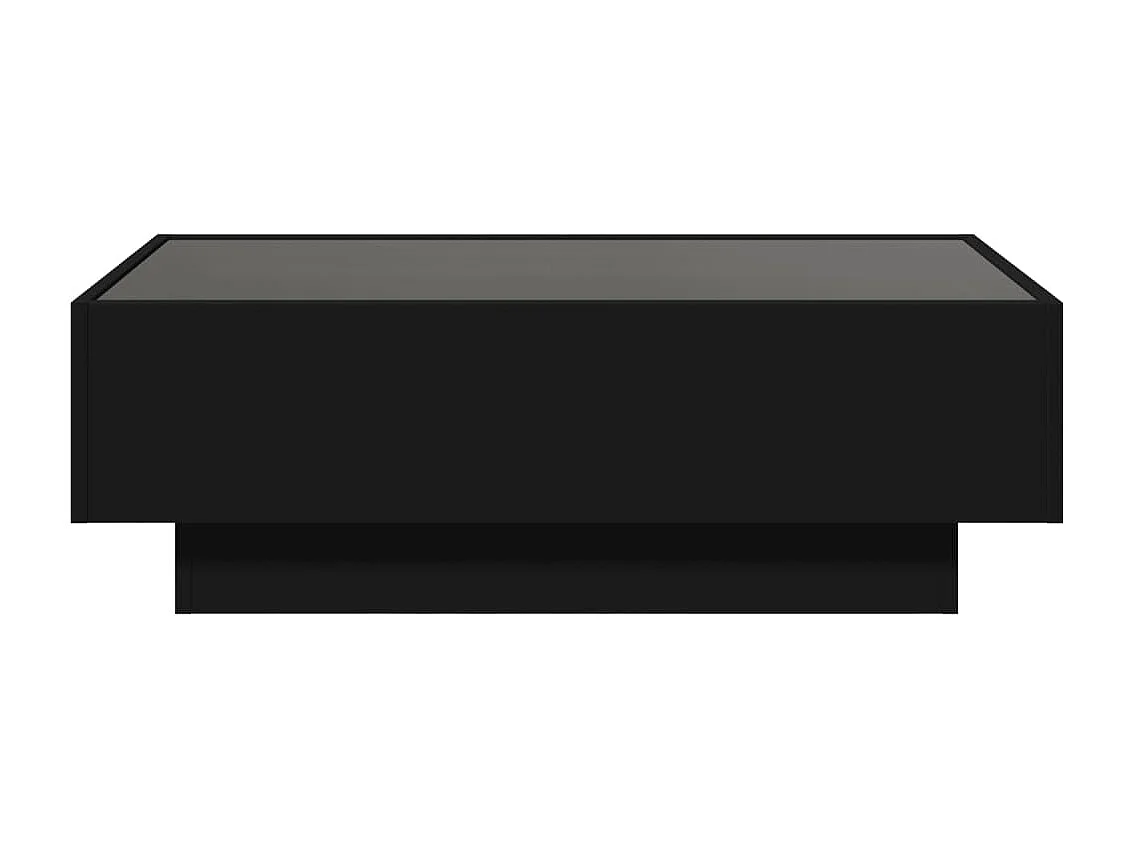 LED-Couchtisch Schwarz 90x50x30 cm Holzwerkstoff