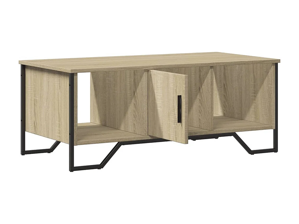 Table basse chêne sonoma 100x51x40 cm bois d'ingénierie