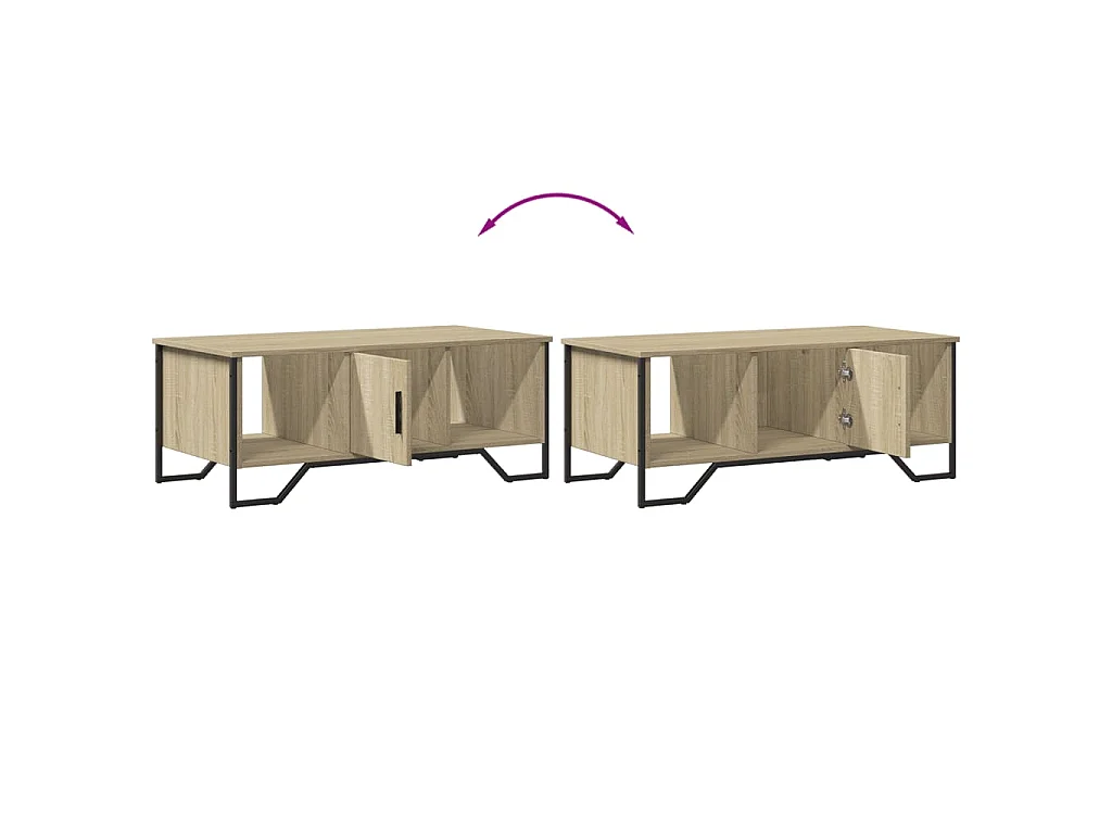 Couchtisch Sonoma-Eiche 100x51x40 cm Holzwerkstoff