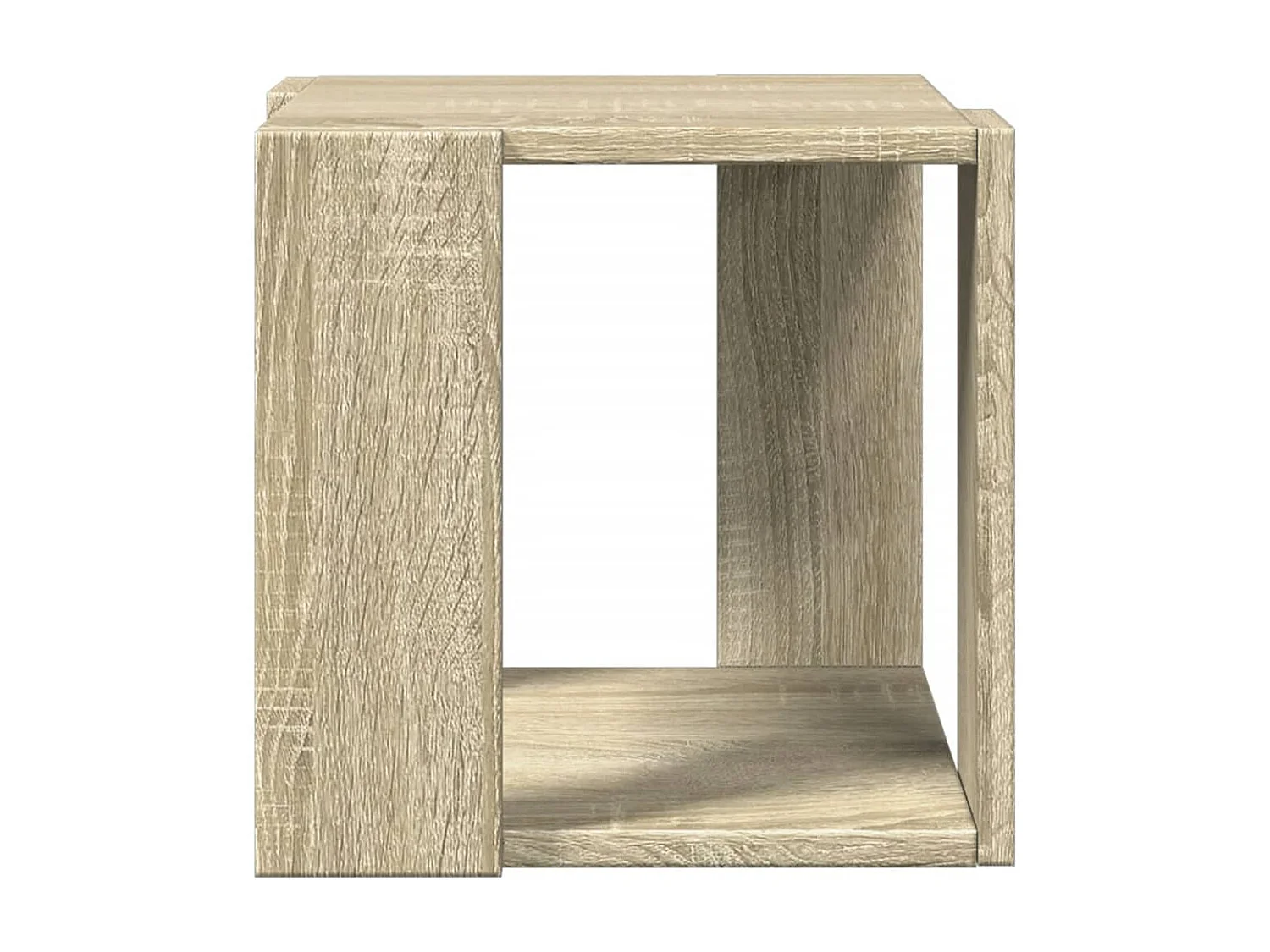 Table basse chêne sonoma 32x32x30 cm bois d'ingénierie