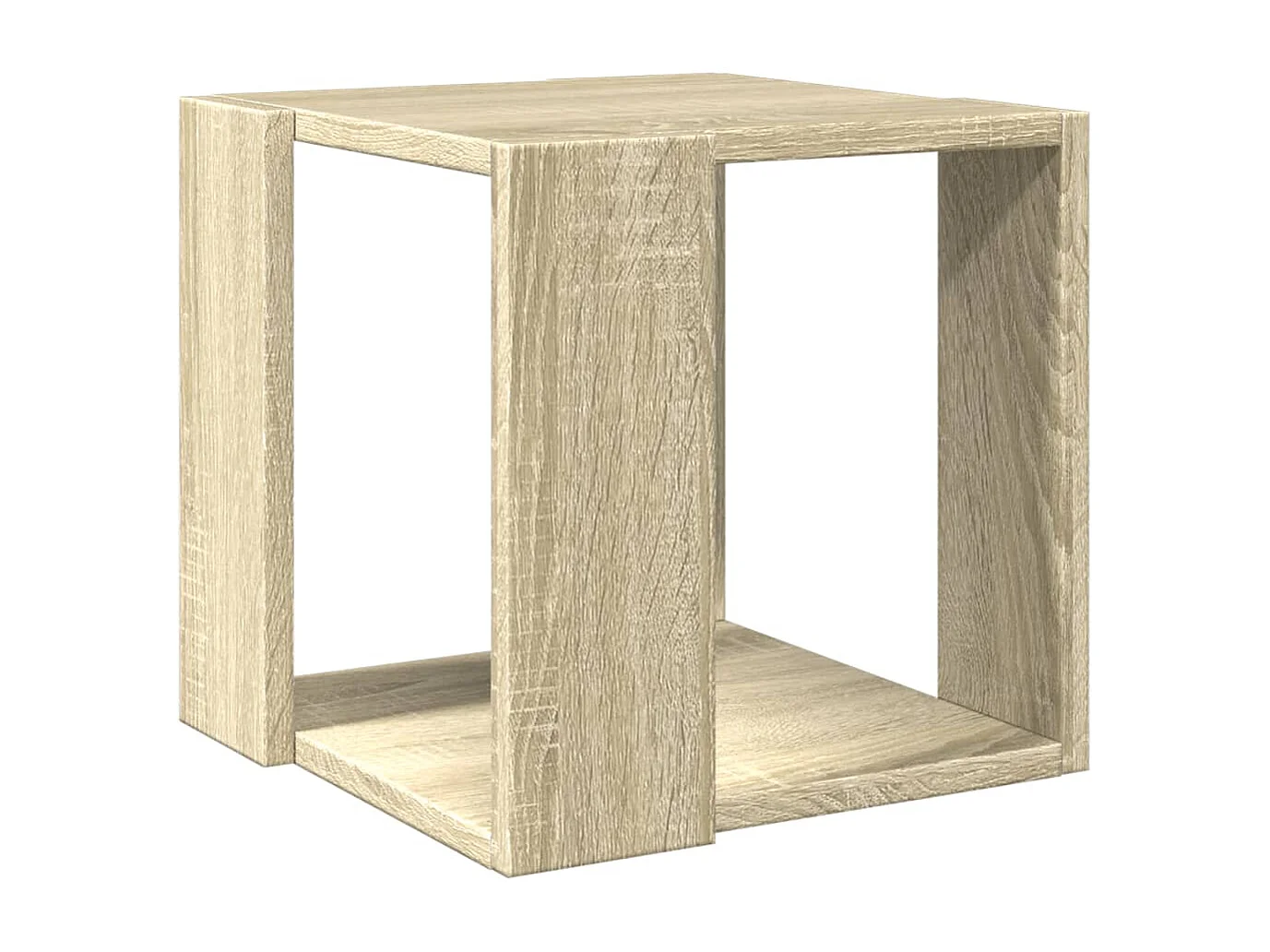 Table basse chêne sonoma 32x32x30 cm bois d'ingénierie
