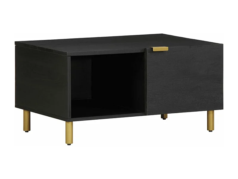 Couchtisch Schwarz 80x50x40 cm Holzwerkstoff