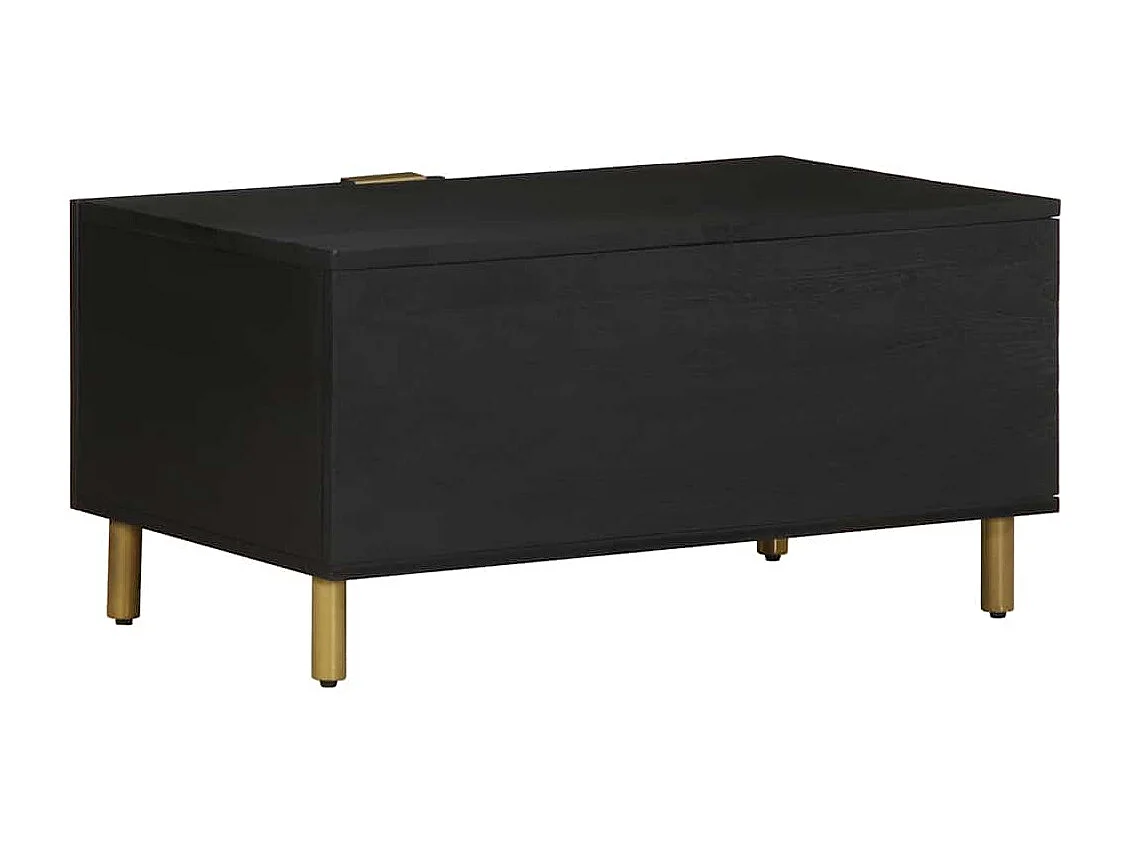 Table basse Noir 80x50x40 cm Bois d'ingénierie