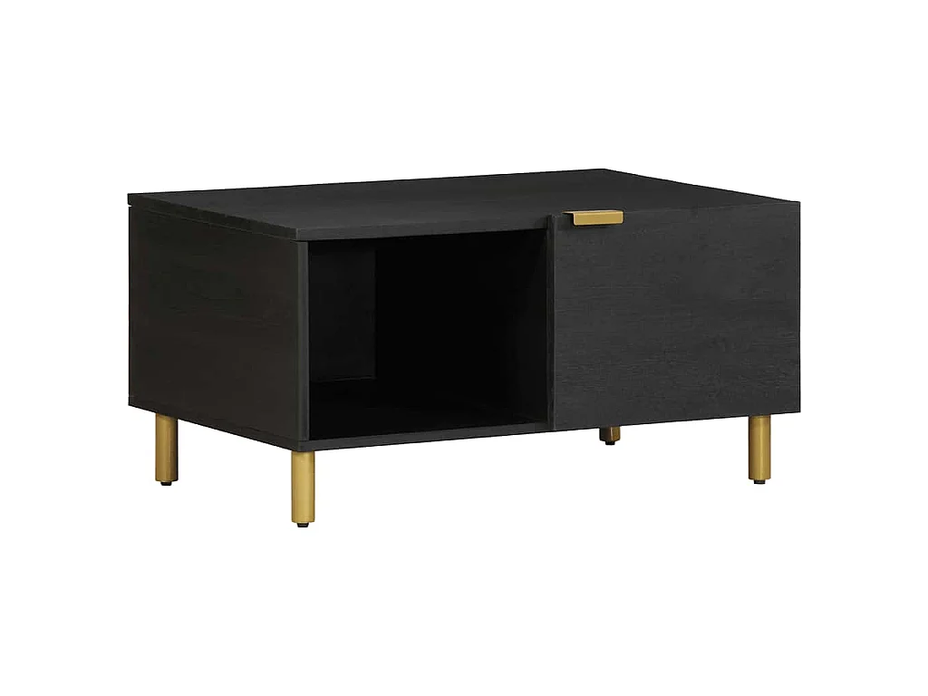 Table basse Noir 80x50x40 cm Bois d'ingénierie