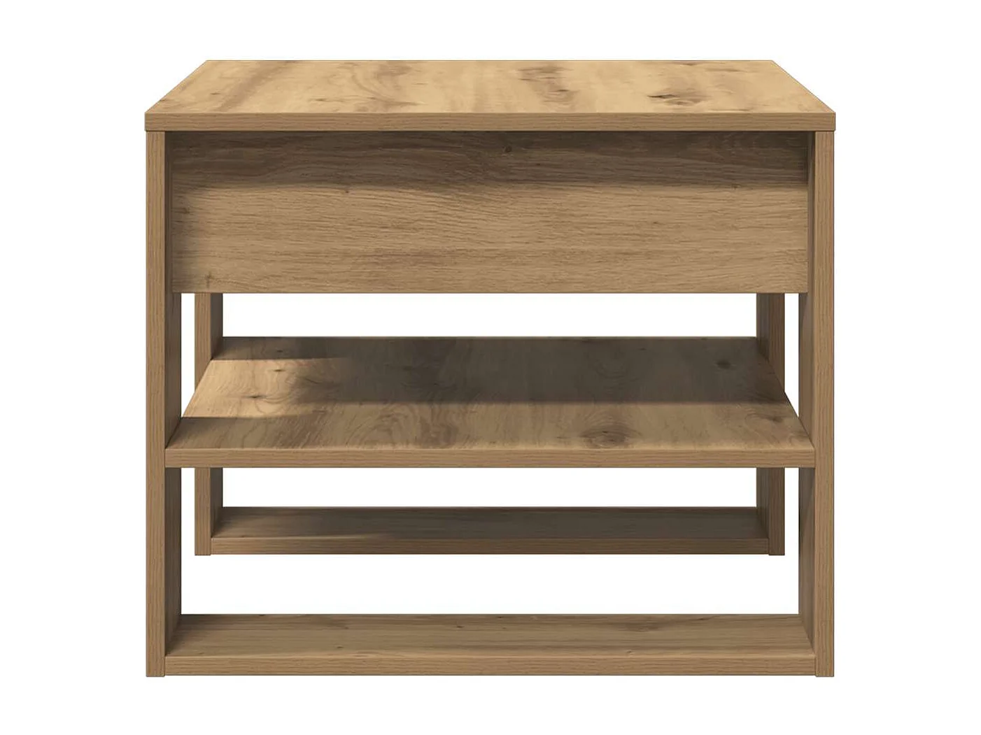 Mesa de centro 55,5x55x45 cm deriv. madeira carvalho artisiano