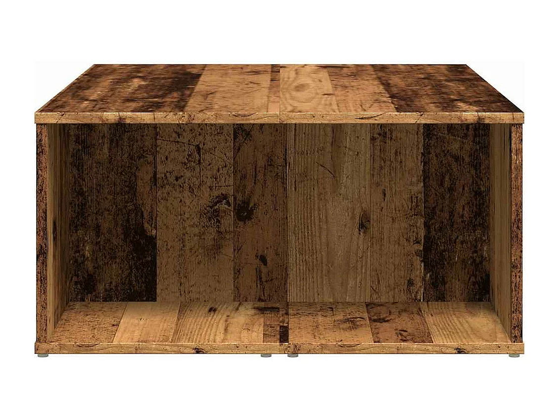 Table basse vieux bois 90x67x33 cm bois d'ingénierie
