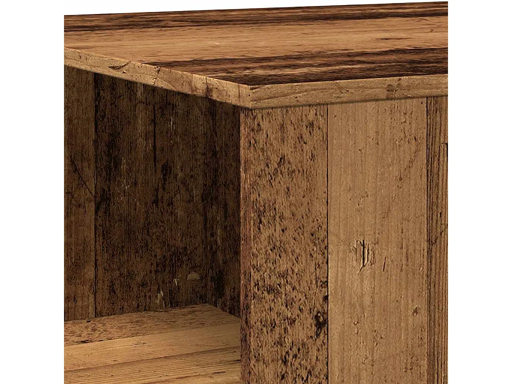 Table basse vieux bois 90x67x33 cm bois d'ingénierie