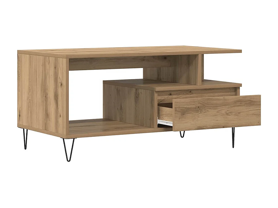 Couchtisch Artisan-Eiche 90x49x45 cm Holzwerkstoff