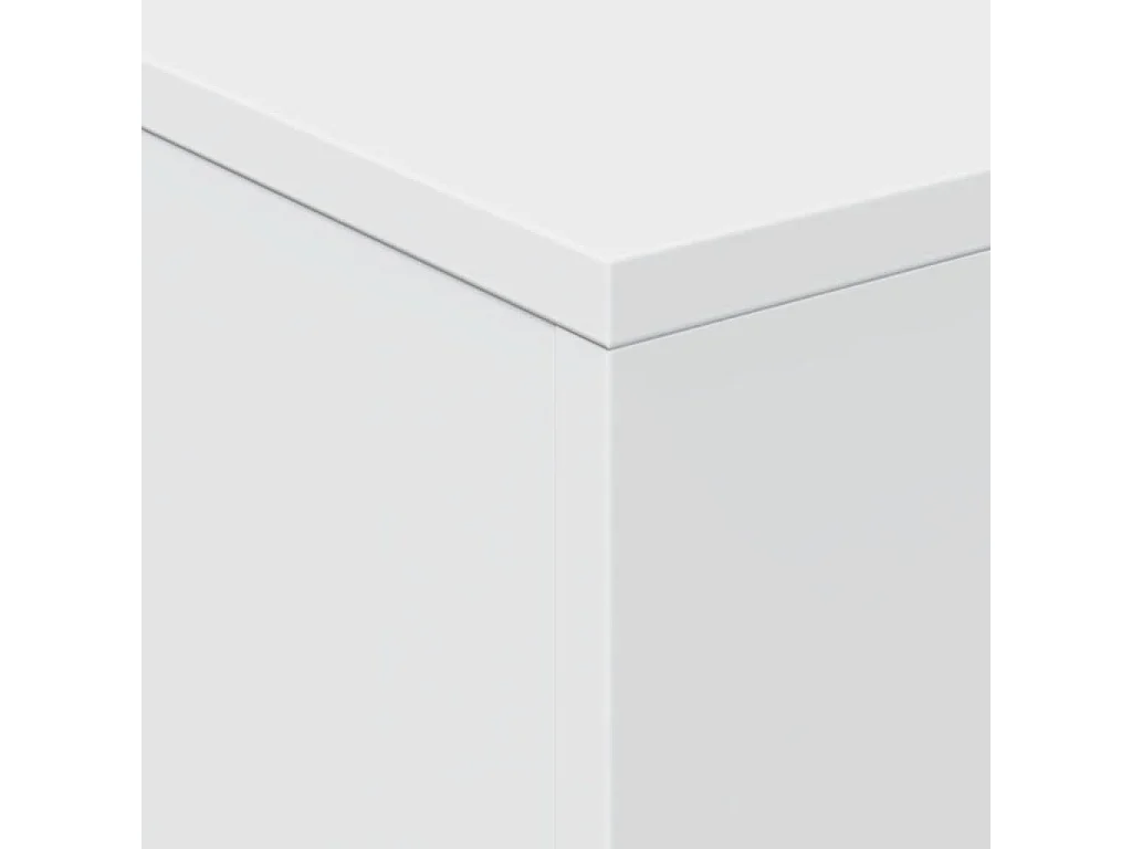 Salontafel met LED-verlichting 50x50x40 cm wit