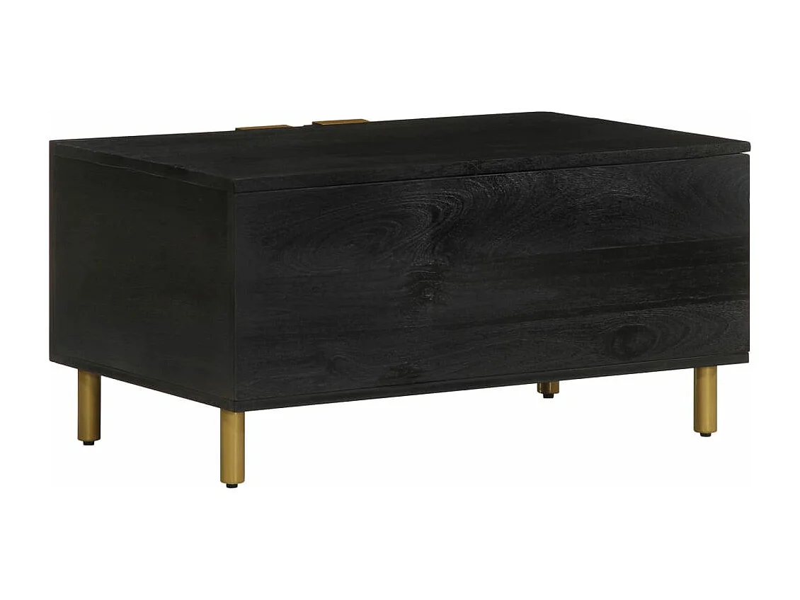 Table basse Noir 80x50x40 cm Bois d'ingénierie