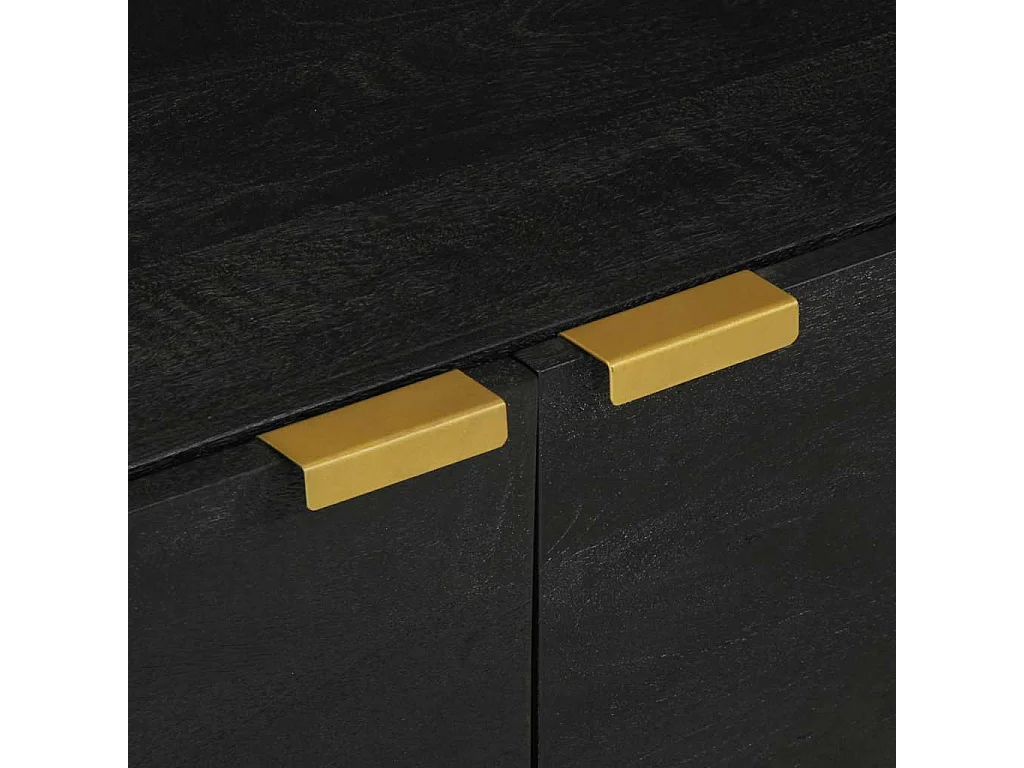 Table basse Noir 80x50x40 cm Bois d'ingénierie