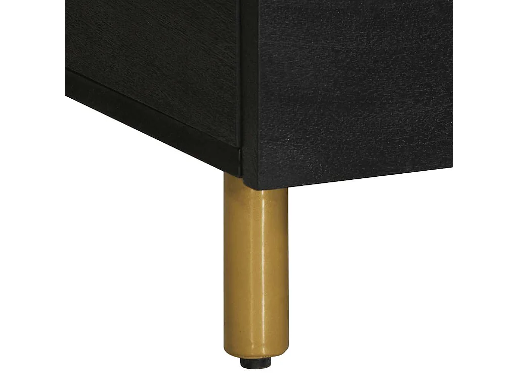 Table basse Noir 80x50x40 cm Bois d'ingénierie