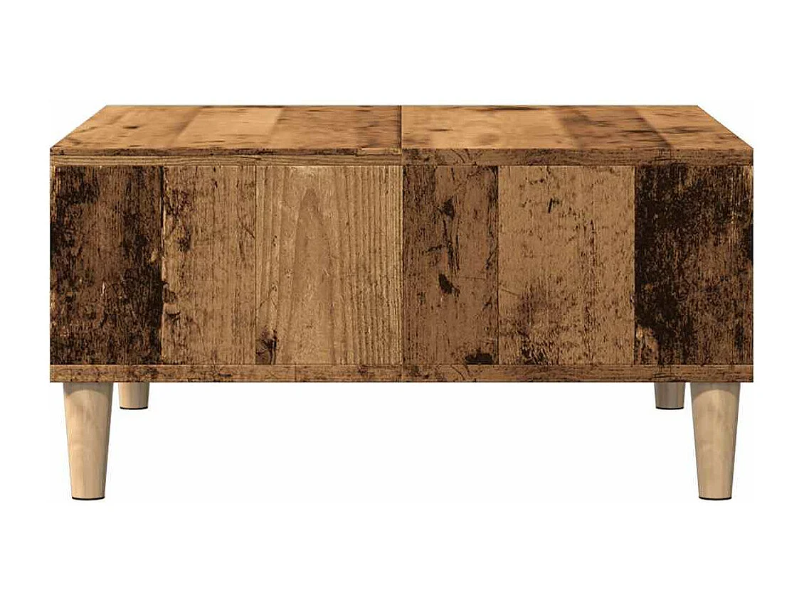 Mesa de centro 60x60x30 cm derivados de madeira madeira velha