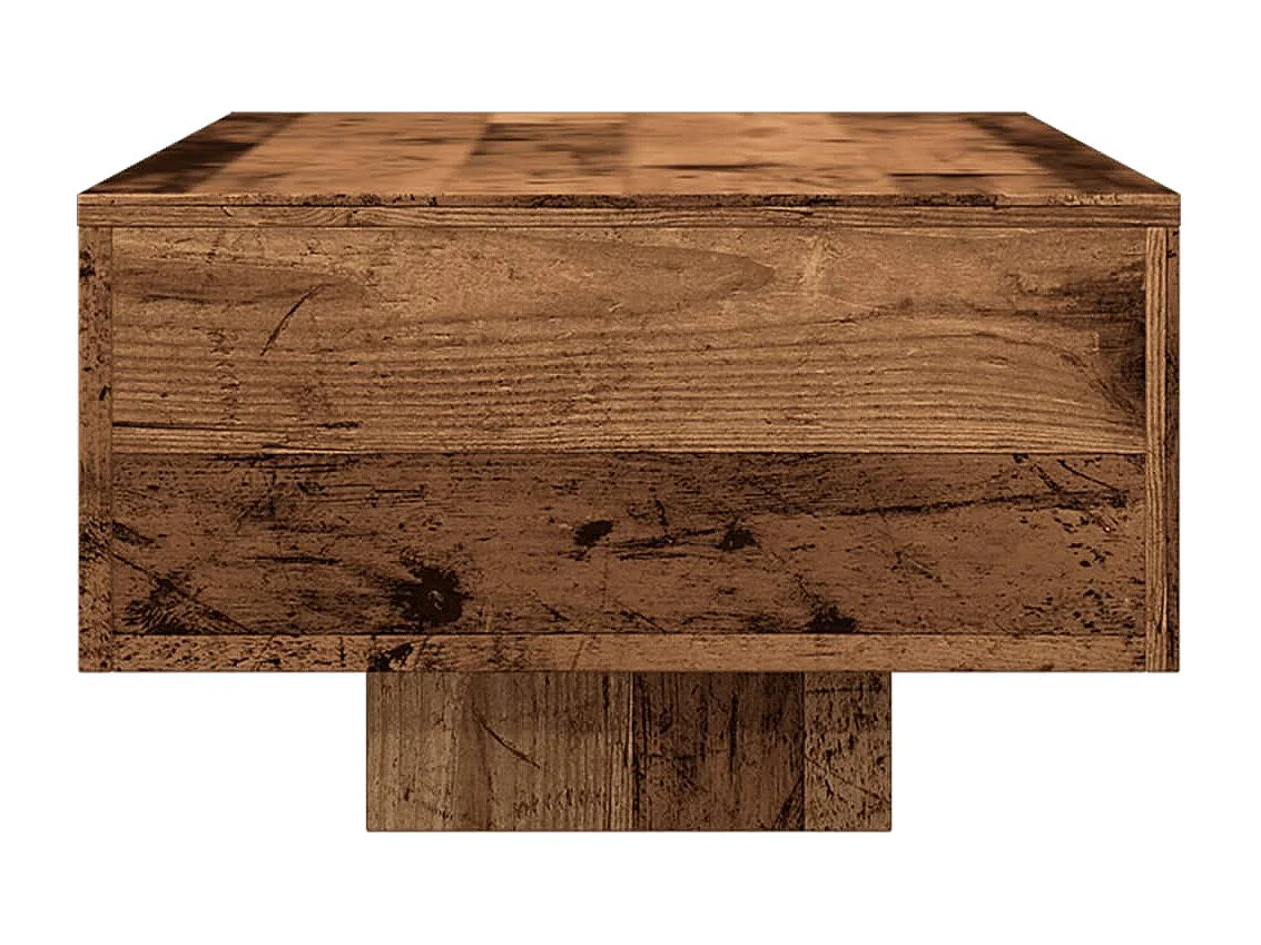 Table basse vieux bois 100x49,5x31 cm bois d'ingénierie