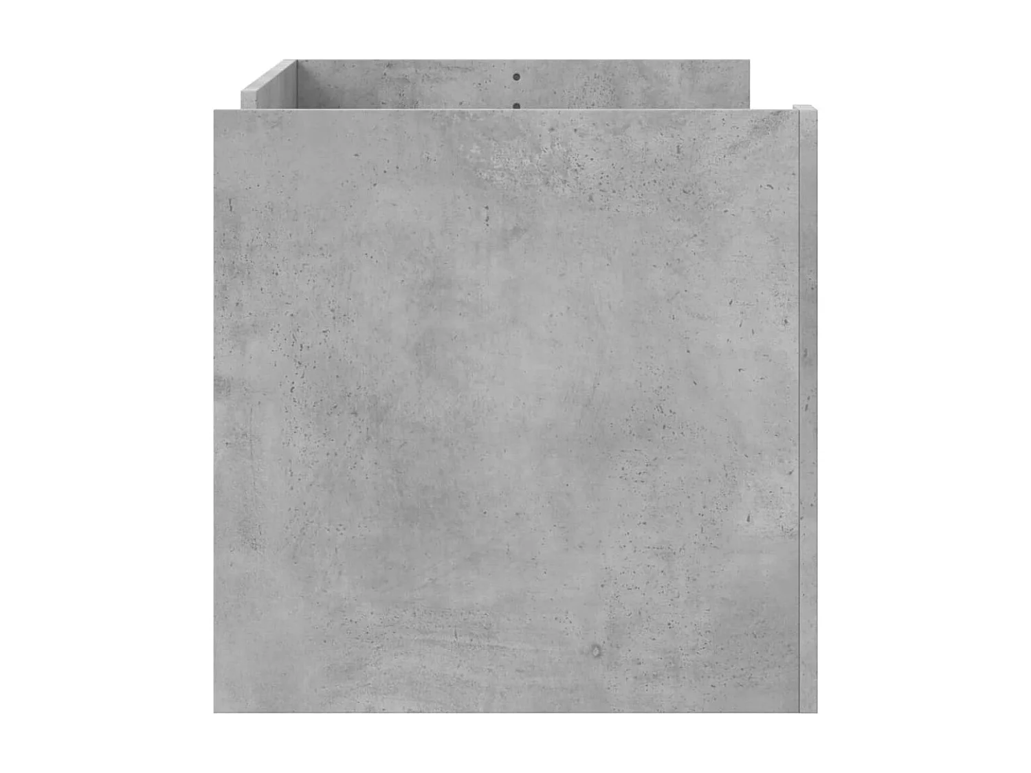 Table basse gris béton 100x50x50 cm bois d'ingénierie