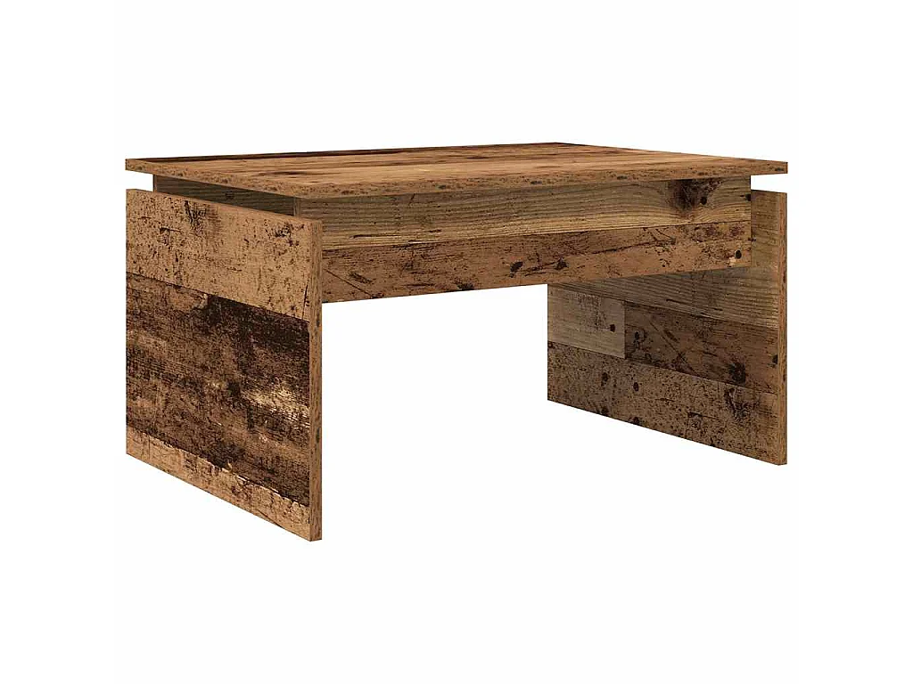 Mesa de centro madera contrachapada madera vieja 68x50x38 cm