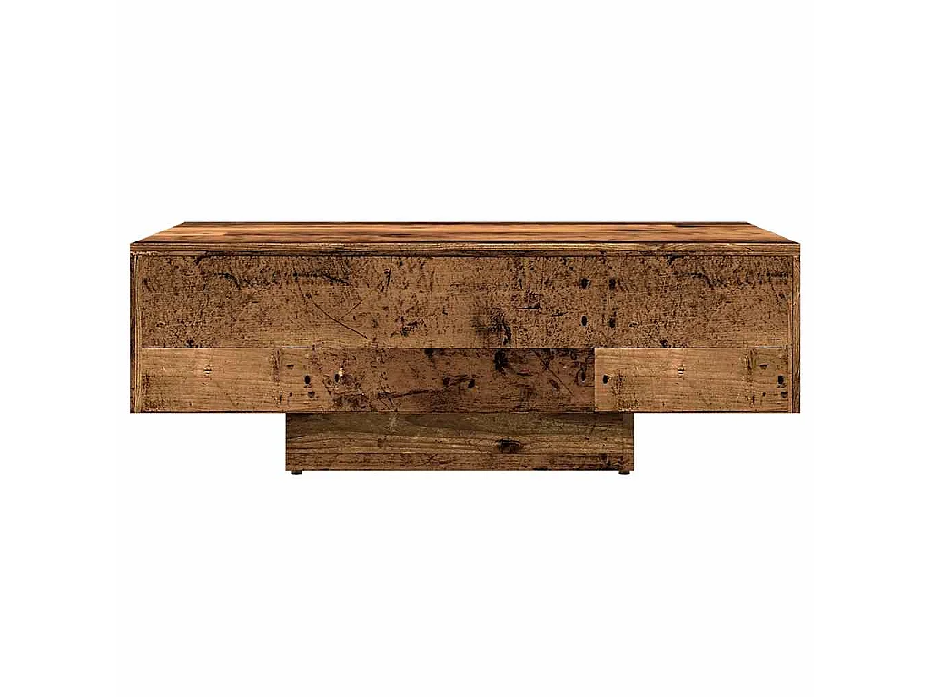 Tavolino da Salotto Legno Antico 85x55x31 cm Legno Multistrato