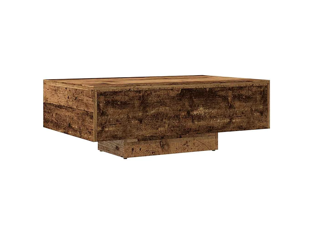 Tavolino da Salotto Legno Antico 85x55x31 cm Legno Multistrato