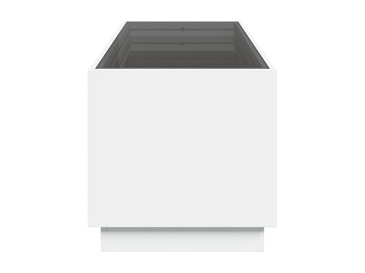 Couchtisch mit Infinity-LED Weiß 90x50x50 cm