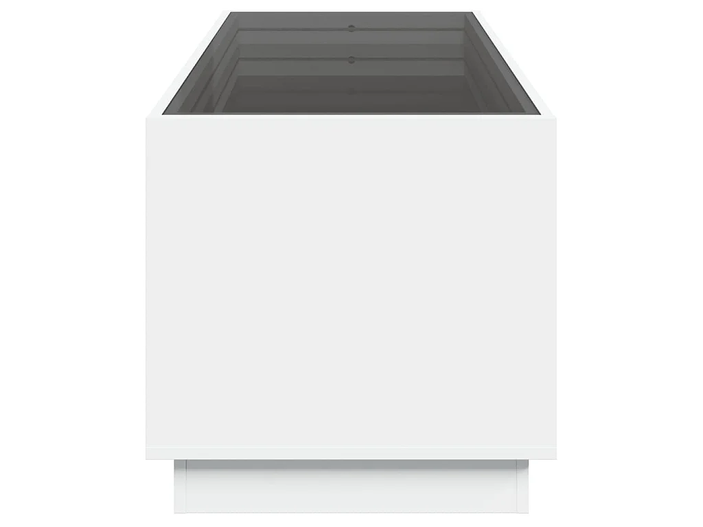 Couchtisch mit Infinity-LED Weiß 90x50x50 cm