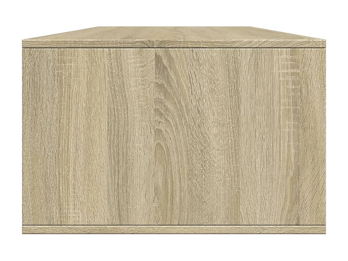 Table basse chêne sonoma 102x55x35 cm bois d'ingénierie