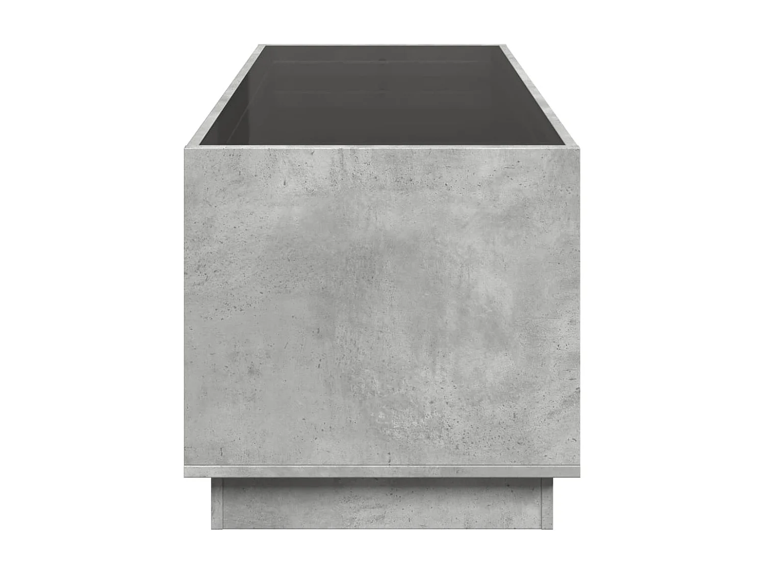 Couchtisch mit Infinity-LED Betongrau 90x50x50 cm