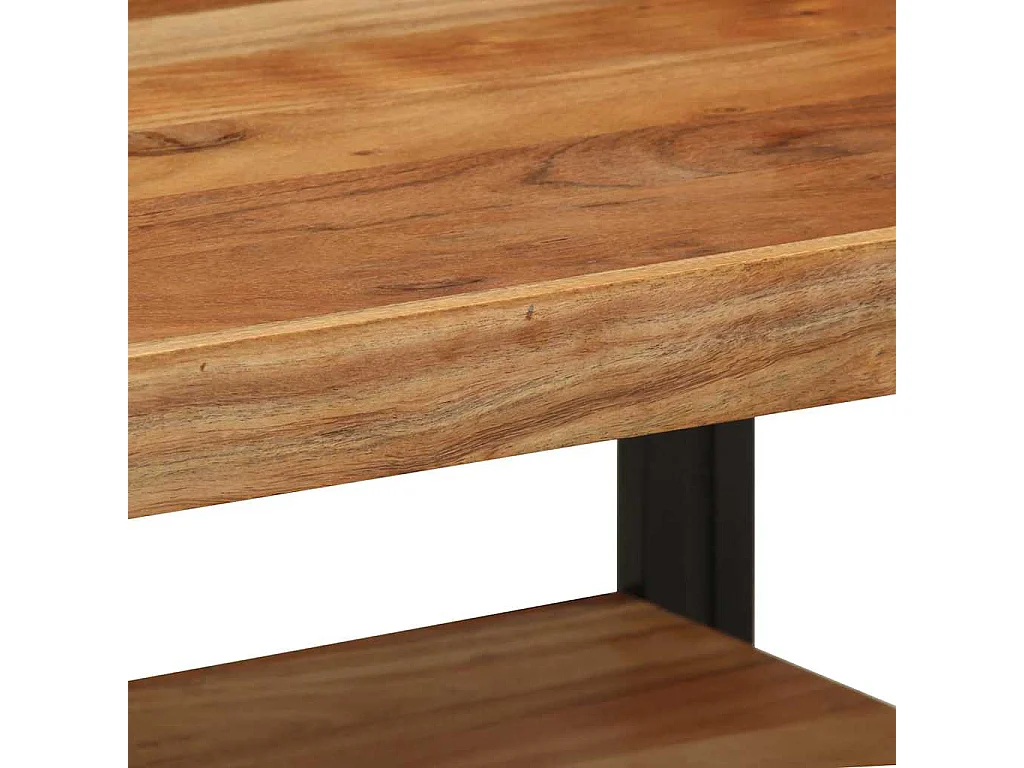 Table basse 70x50x38 cm bois massif acacia
