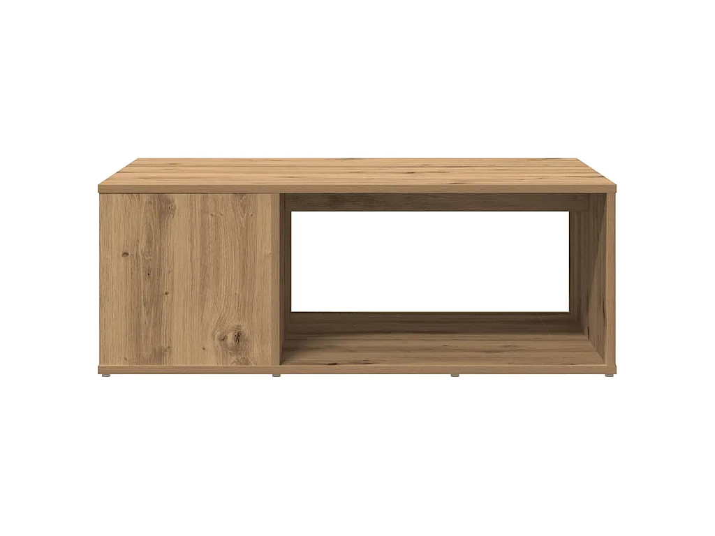 Tavolino da Salotto Rovere Artigianale 90x67x33 cm Truciolato