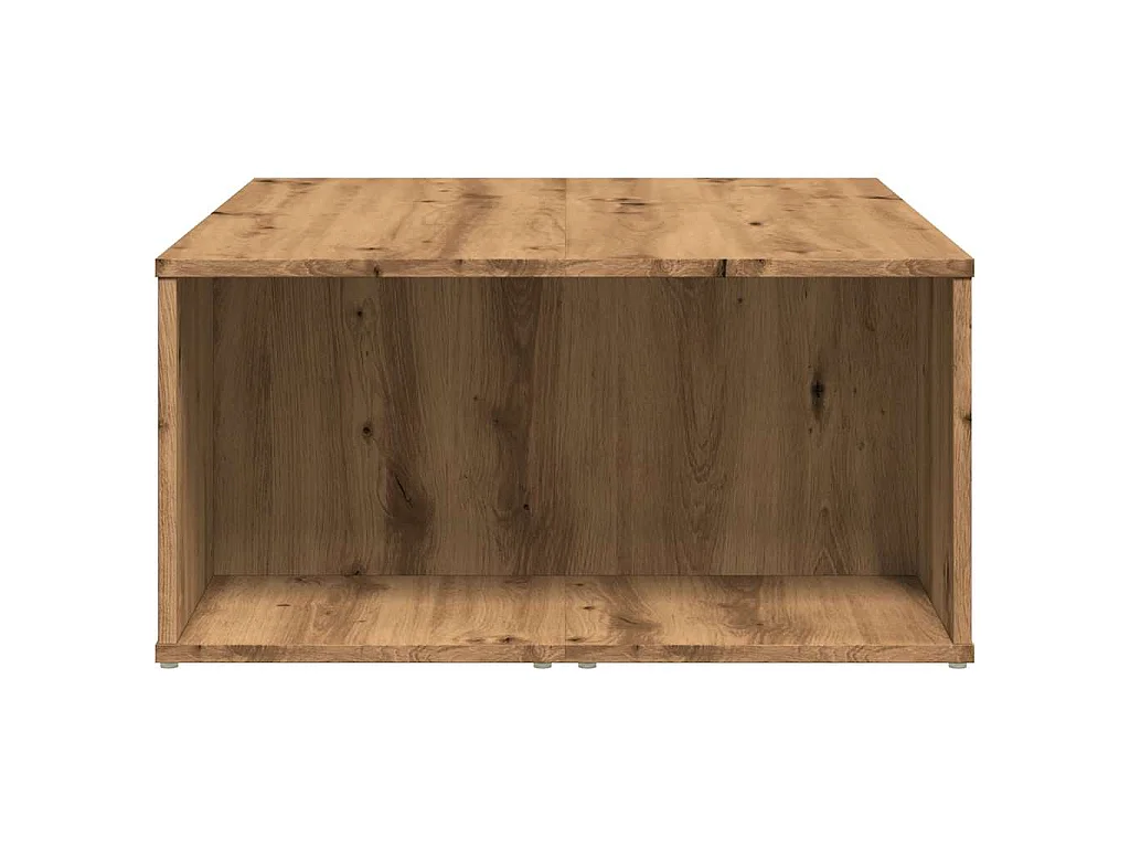 Tavolino da Salotto Rovere Artigianale 90x67x33 cm Truciolato