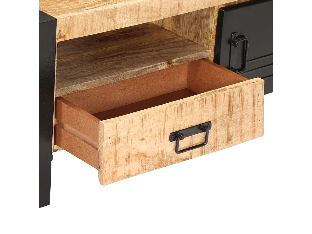 Couchtisch 100x50x40 cm Raues Mangoholz