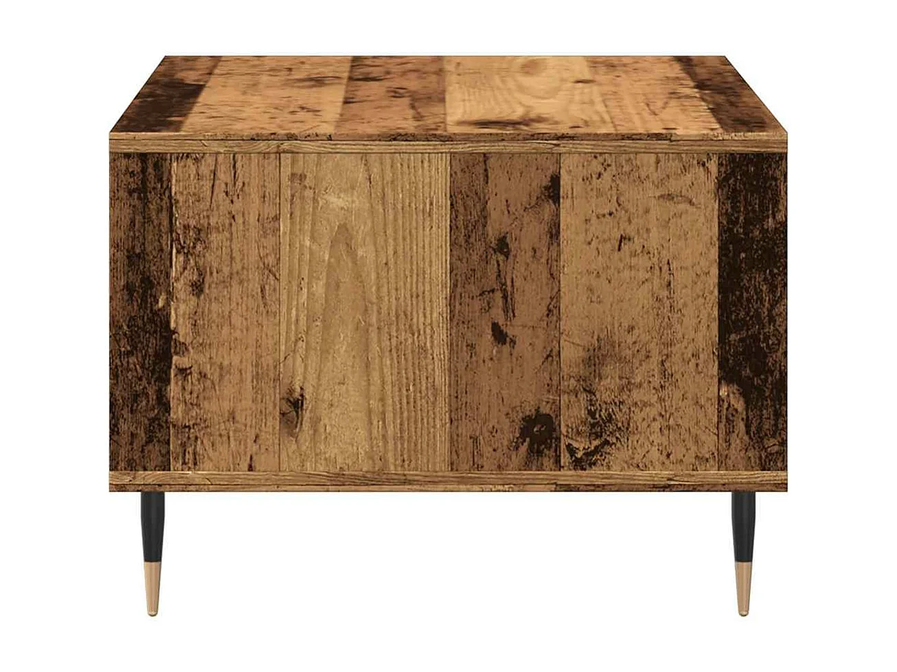Table basse vieux bois 60x50x36,5 cm bois d'ingénierie