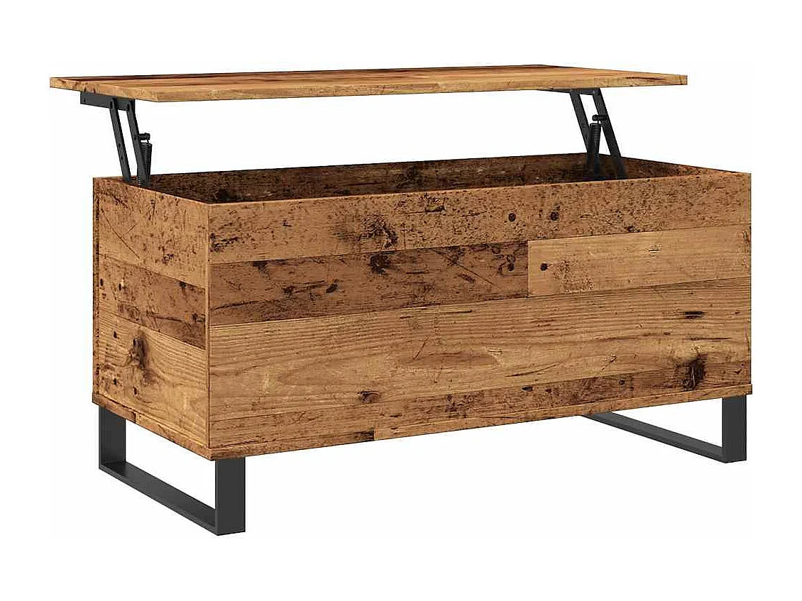 Couchtisch Altholz-Optik 90x44,5x45 cm Holzwerkstoff